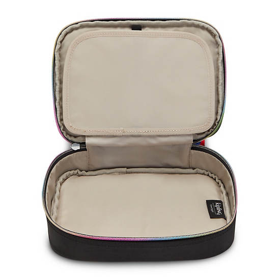 Plecaki Kipling 100 Pens Case Czarne Kolorowe | PL 1329XY